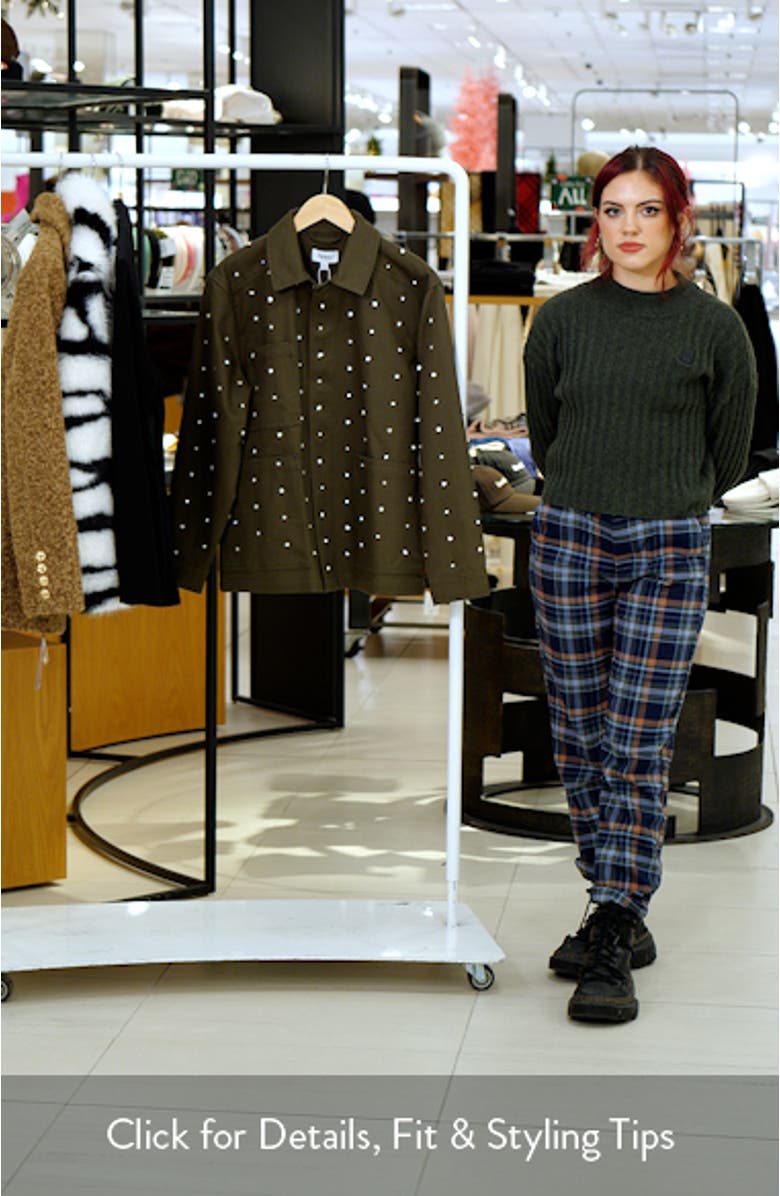 Cosette Embellished Utility Jacket, sales video thumbnail