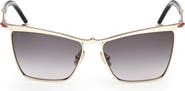 Christian Louboutin 56mm Square Sunglasses