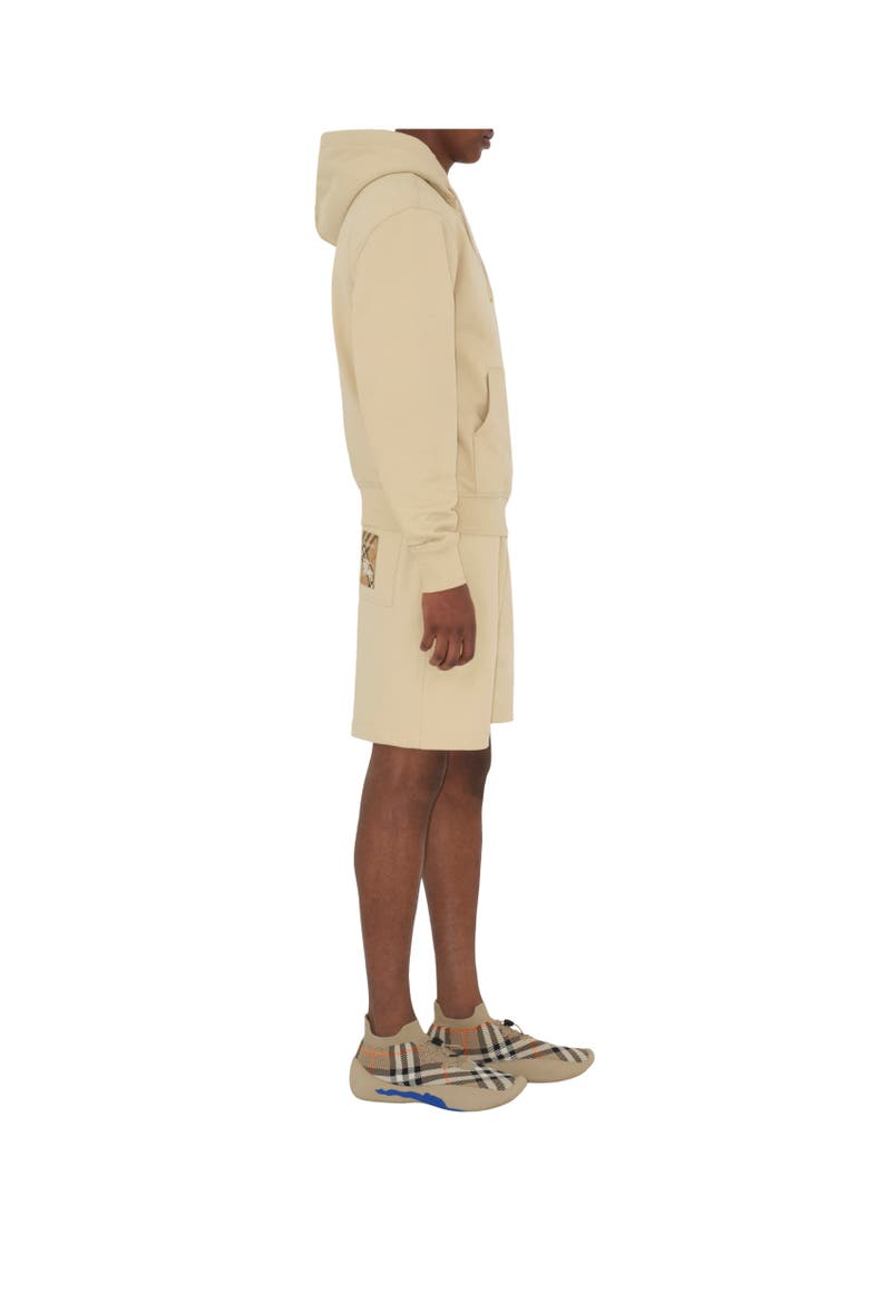 Check Label Cotton Shorts, Alternate, color, Nutmeg