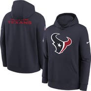 Nike Youth Nike Navy Houston Texans Sideline Club Fleece Hoodie