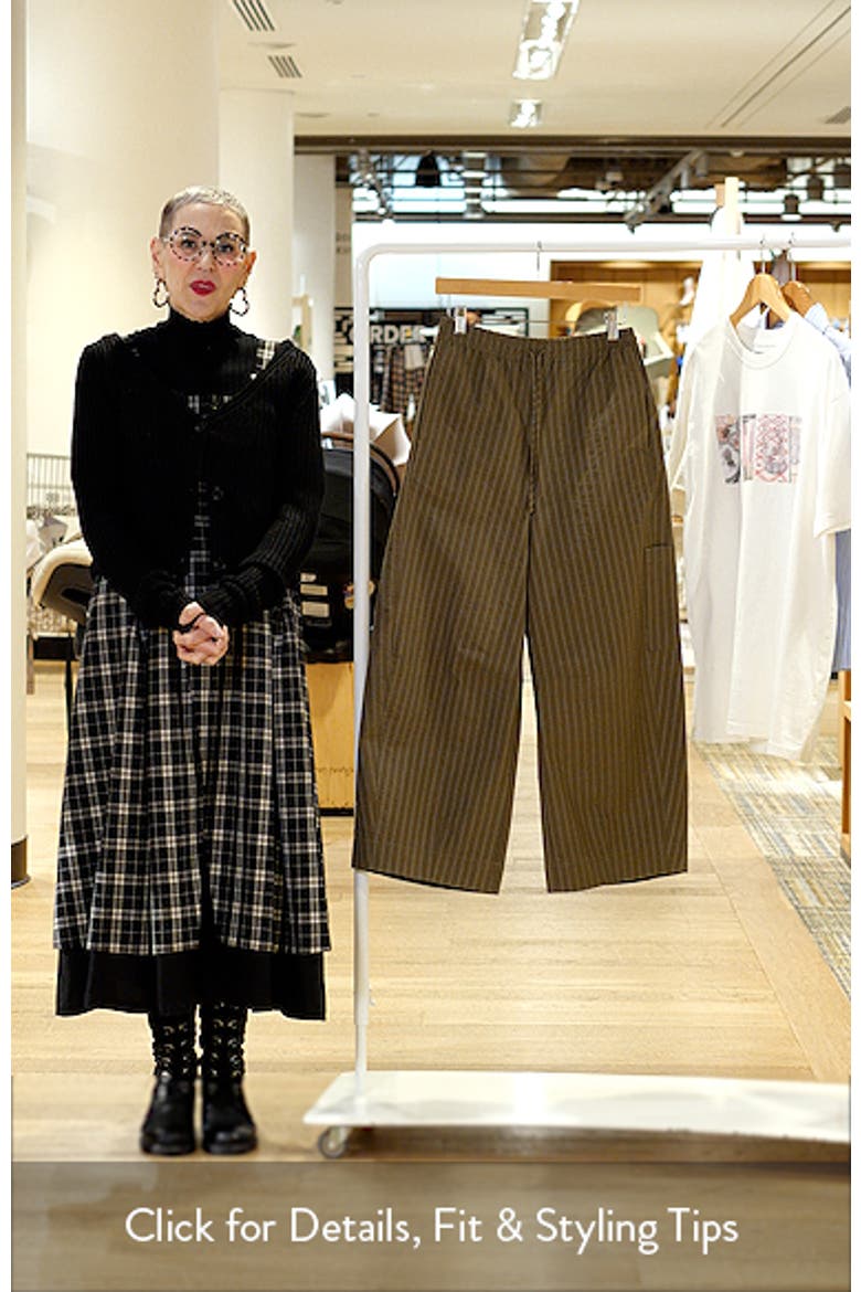 Felix Ticking Stripe Organic Cotton Drawstring Pants video