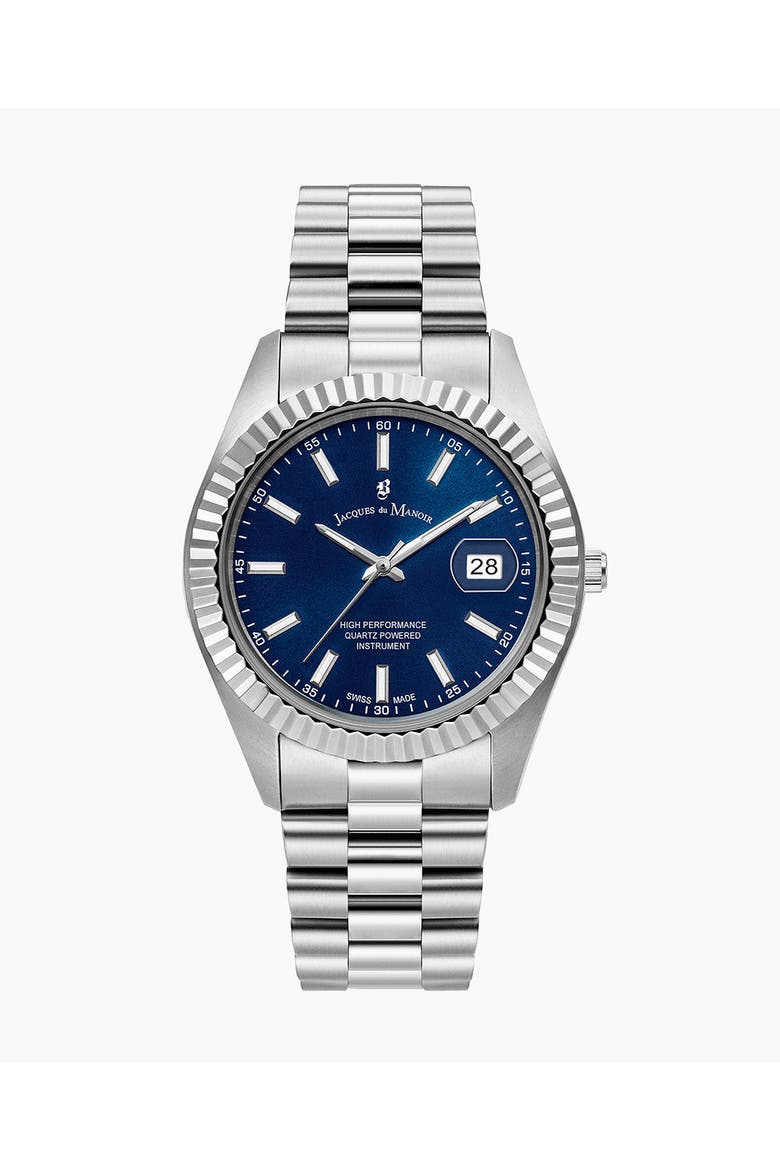 Inspiration -  41mm, Blue Dial, Stainless Steel Ladies Watch, Main, color, Blue