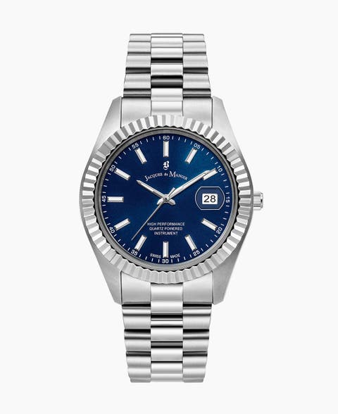Inspiration -  41mm, Blue Dial, Stainless Steel Ladies Watch