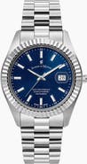 Jacques du Manoir Inspiration -  41mm, Blue Dial, Stainless Steel Ladies Watch