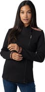Saint + Sofia Cotton Biker Jacket