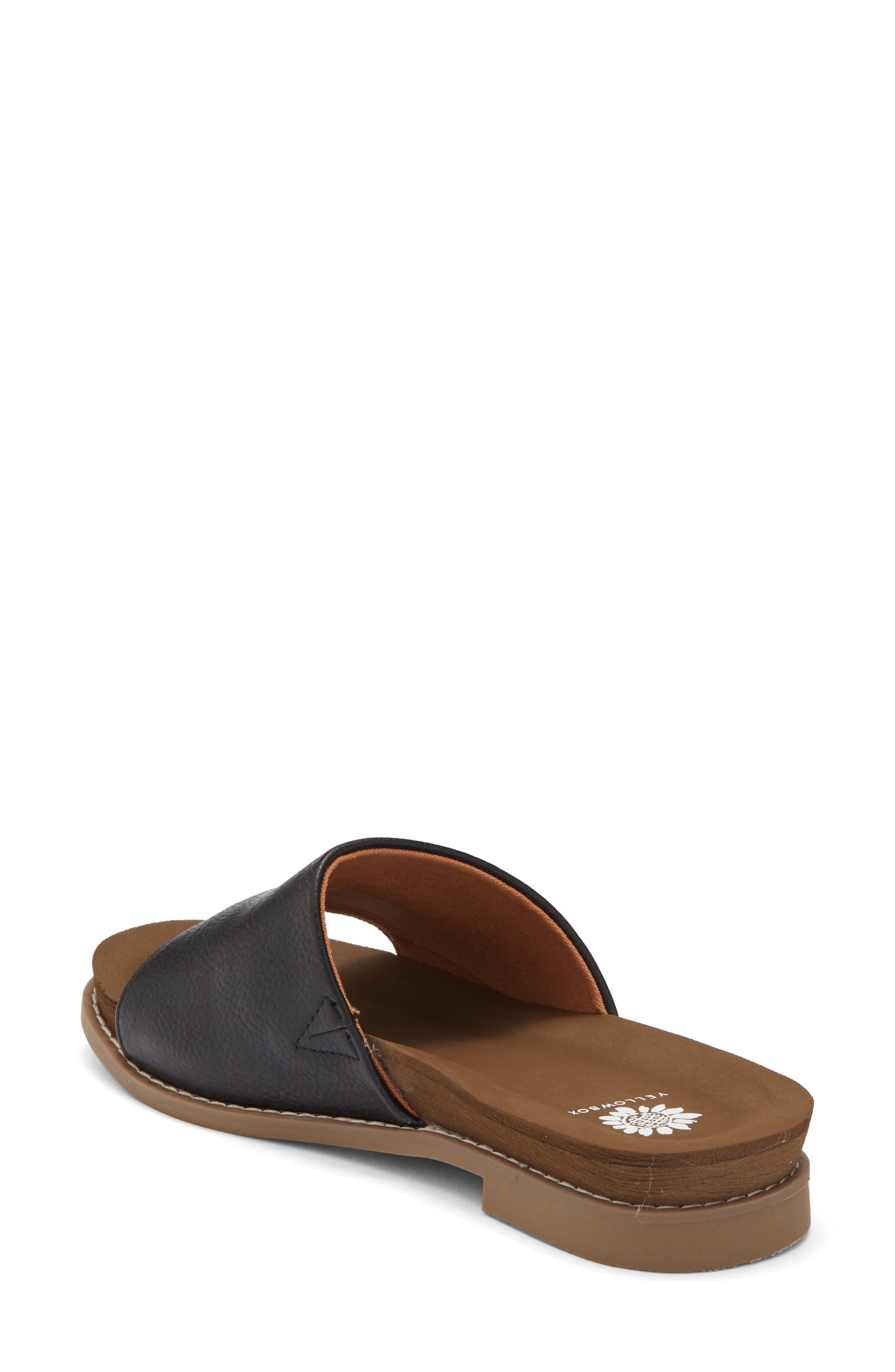 Yellow Box Premium Kalo Slide Sandal, Alternate, color, Black