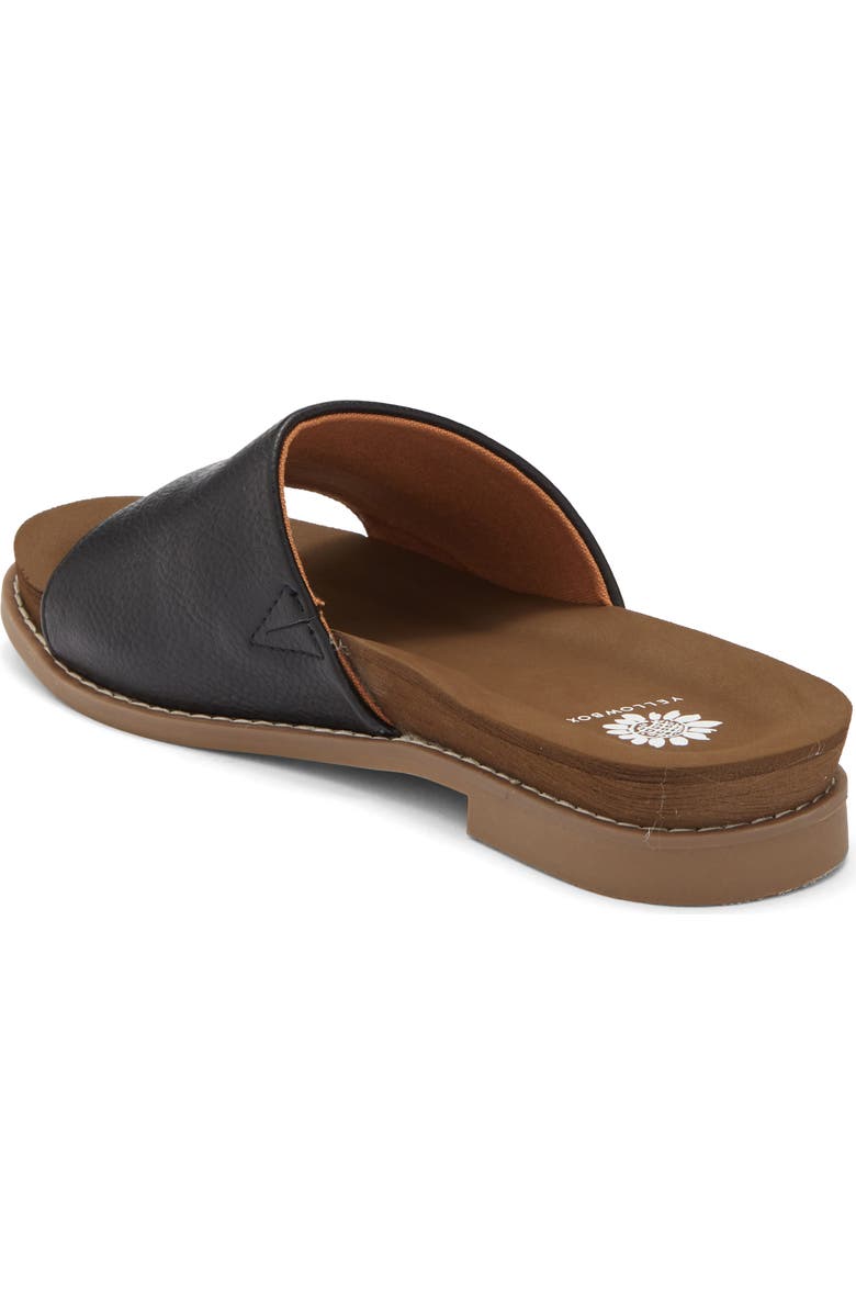 Yellow Box Premium Kalo Slide Sandal, Alternate, color, Black