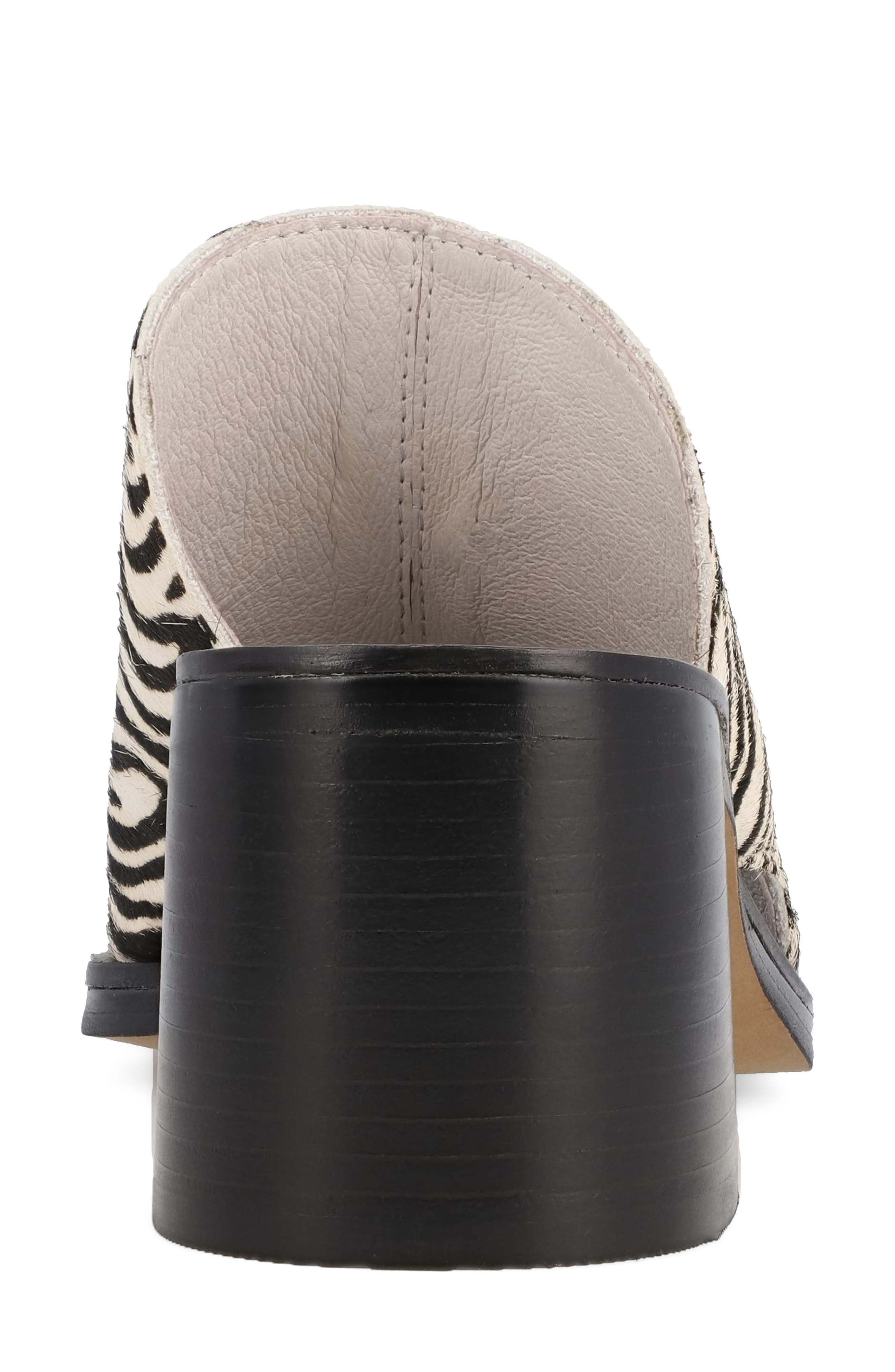 MIA Nikita Slide Sandal, Alternate, color, Zebra/ Black