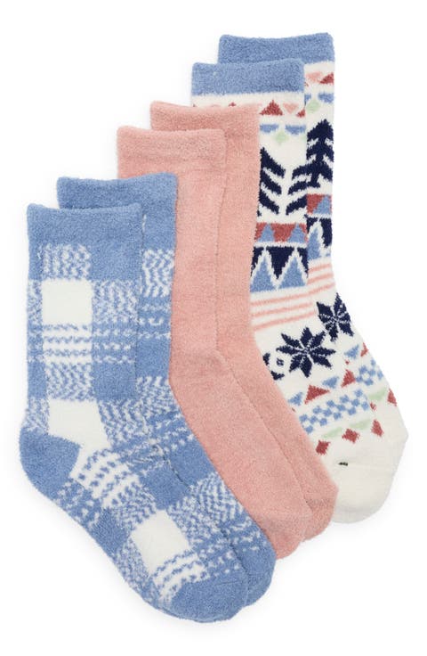 3-Pack Pattern Socks