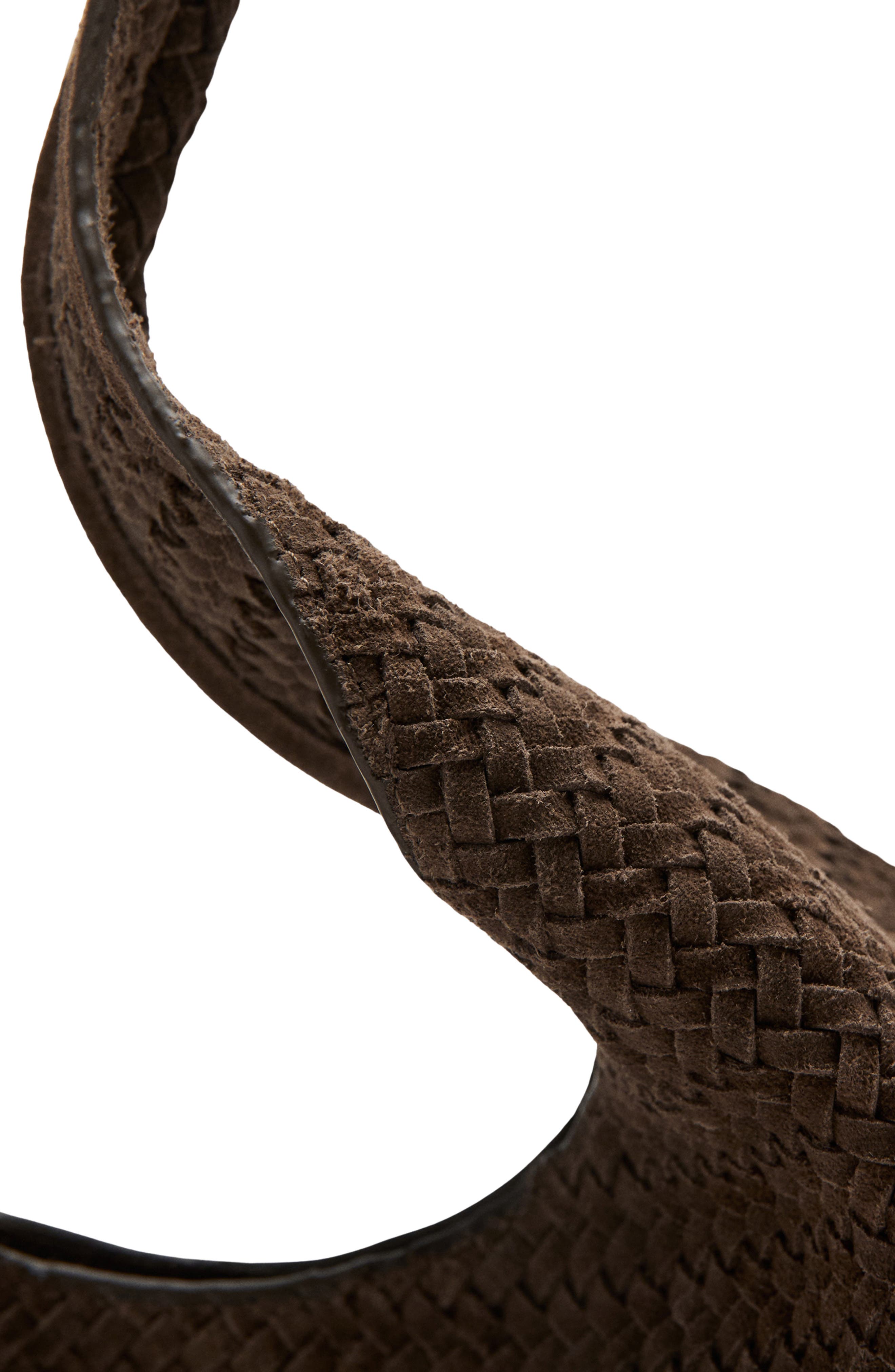 MANGO Woven Leather Shoulder Bag, Alternate, color, 