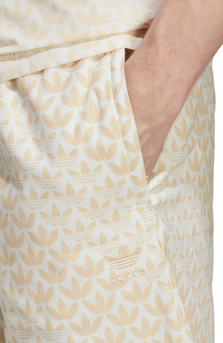 adidas Originals Graphics Monogram Woven Cotton Shorts, Alternate, color,