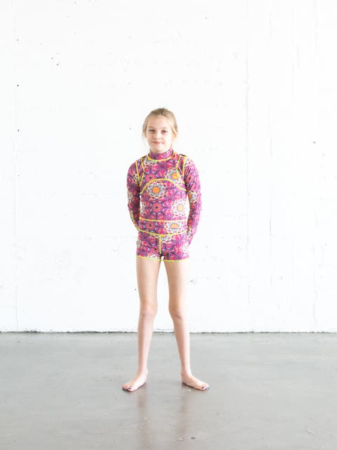 Girls' One-Piece Swimsuit - UPF 50+