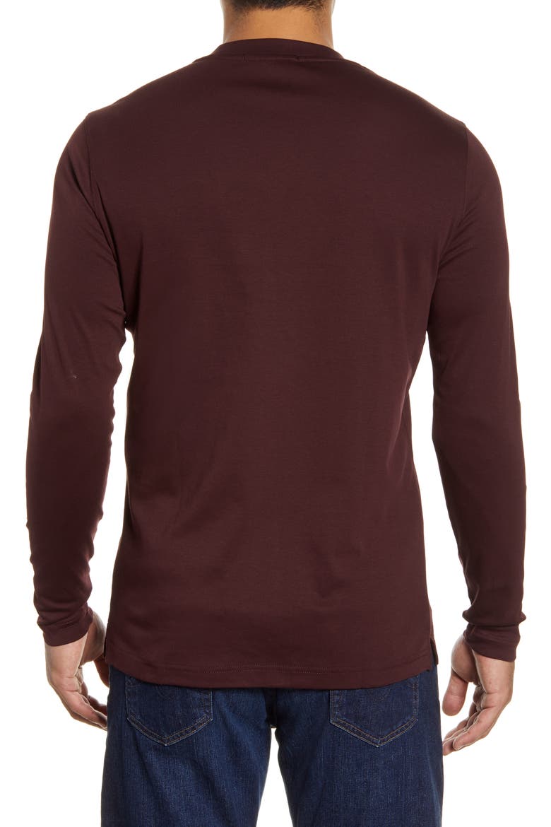 Georgia Long Sleeve T-Shirt, Alternate, color, DEEP BORDE