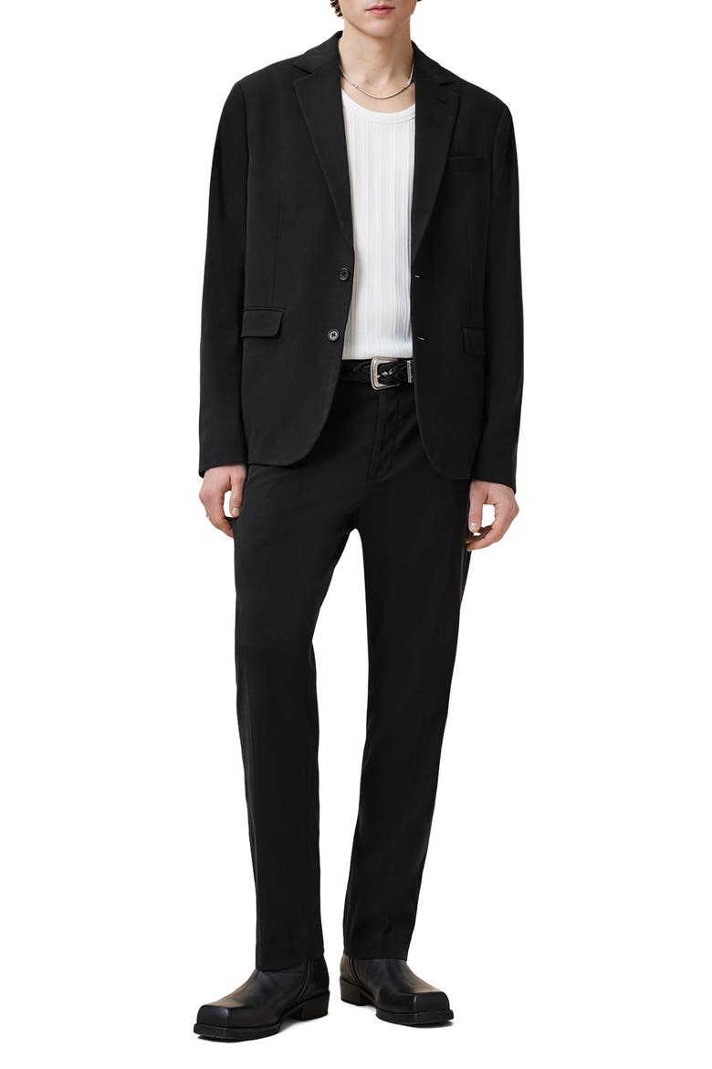 Bay Solid Stretch Cotton Blend Sport Coat, Alternate, color, BLACK