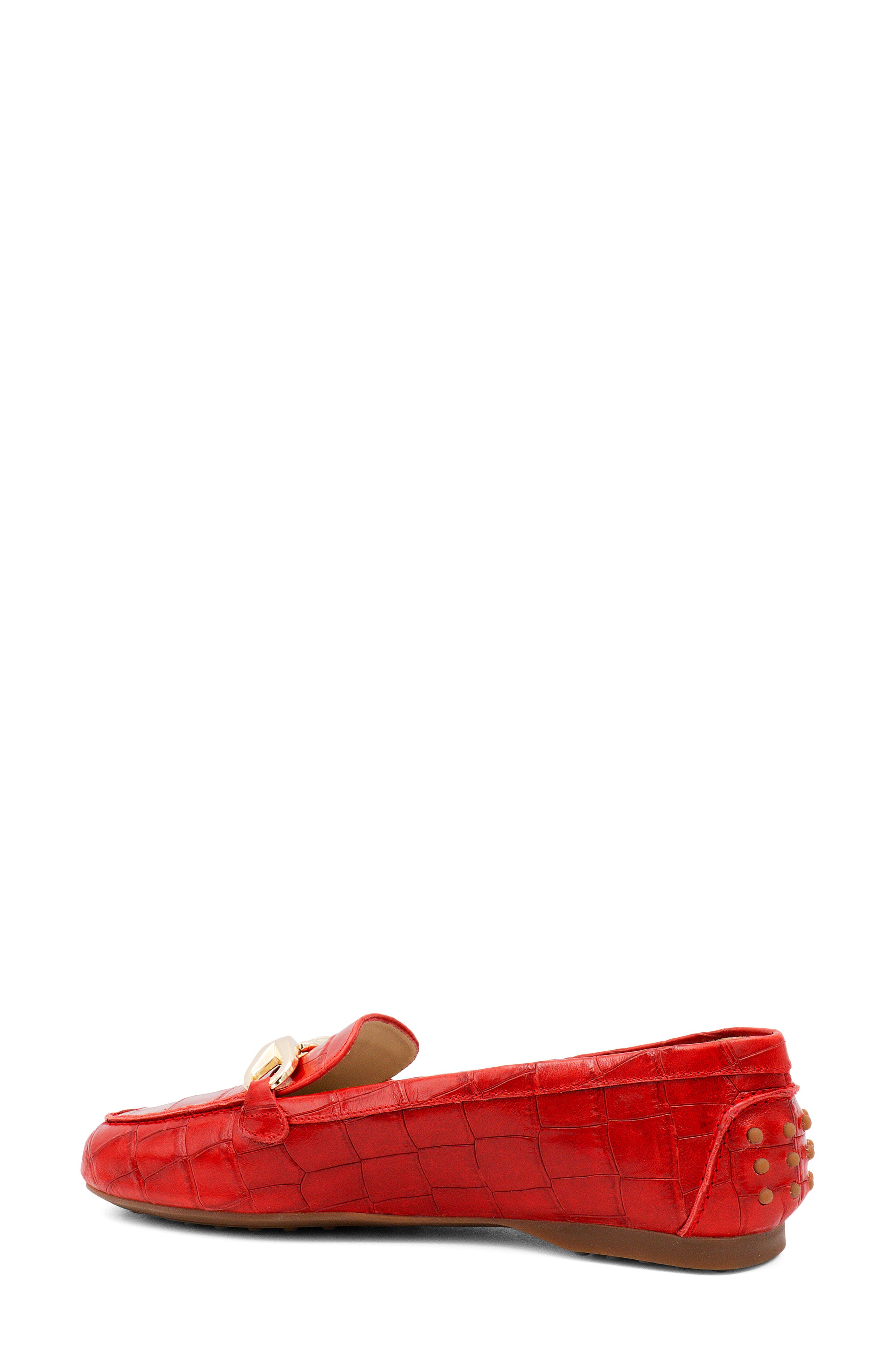Decano Croc Embossed Loafer, Alternate, color, ROSSO COCCO BENGALI