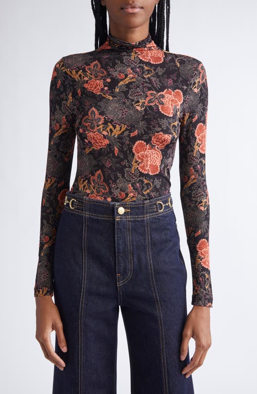 Ulla Johnson Aurelia Funnel Neck Jersey Top in Night Lily  product