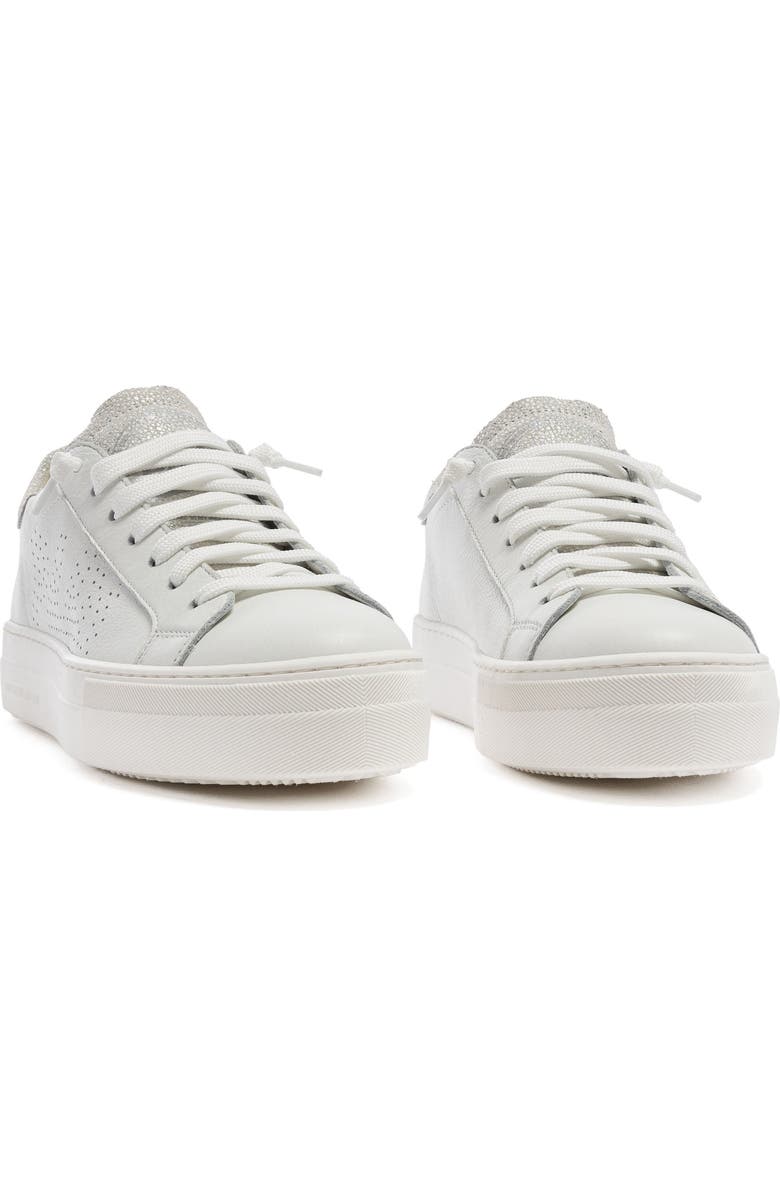 P448 Thea Platform Sneaker, Alternate, color, White/Metallic