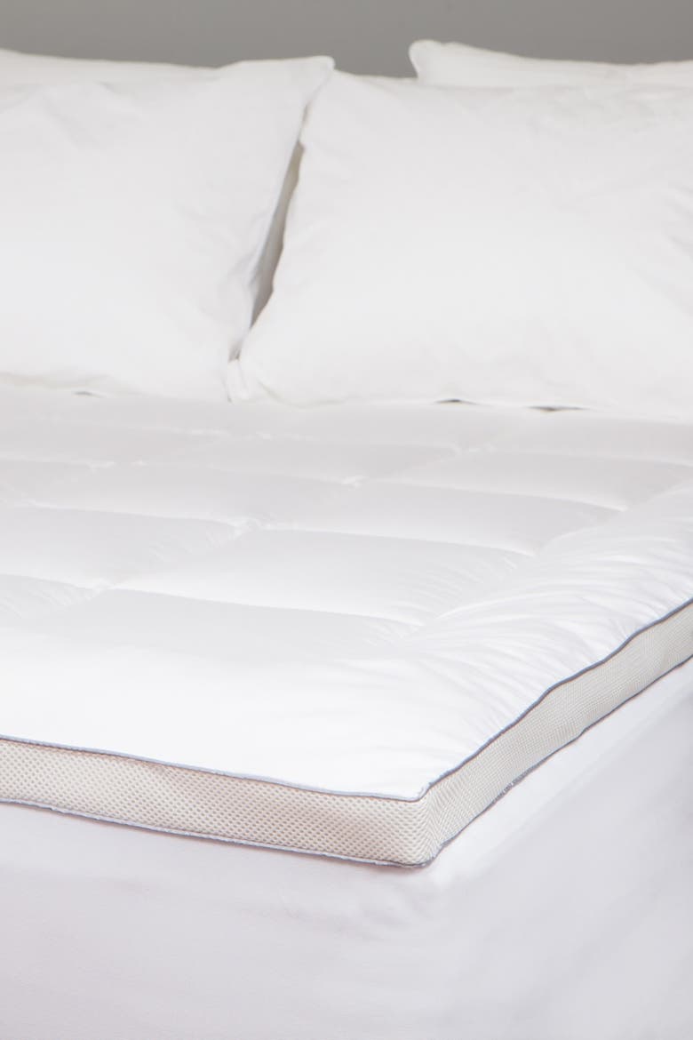 Powernap Twin Active Energy Performance Mattress Pad, Main, color, WHITE