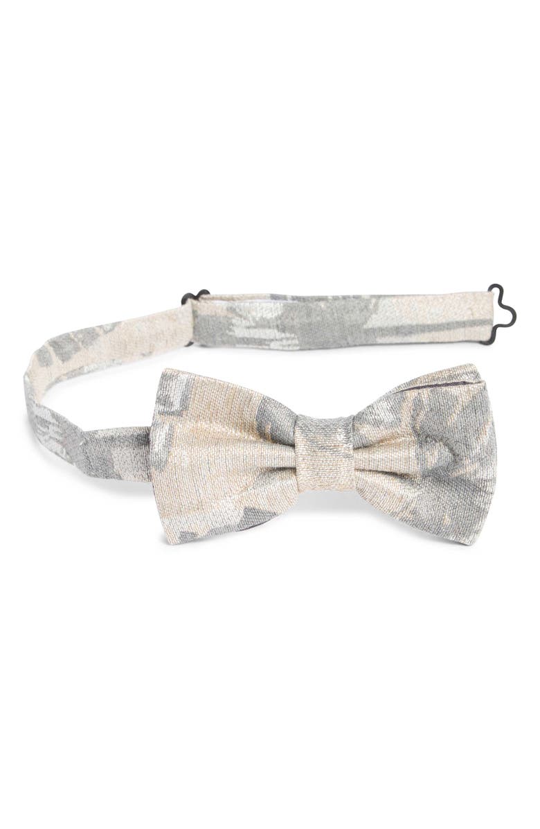 PAISLEY & GRAY Bradley Bow Tie, Main, color, Beige Haze Floral