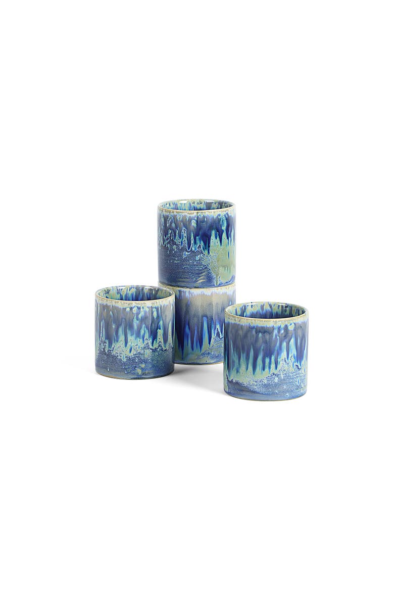 Hanami Stoneware Mug Set, Main, color, Blue