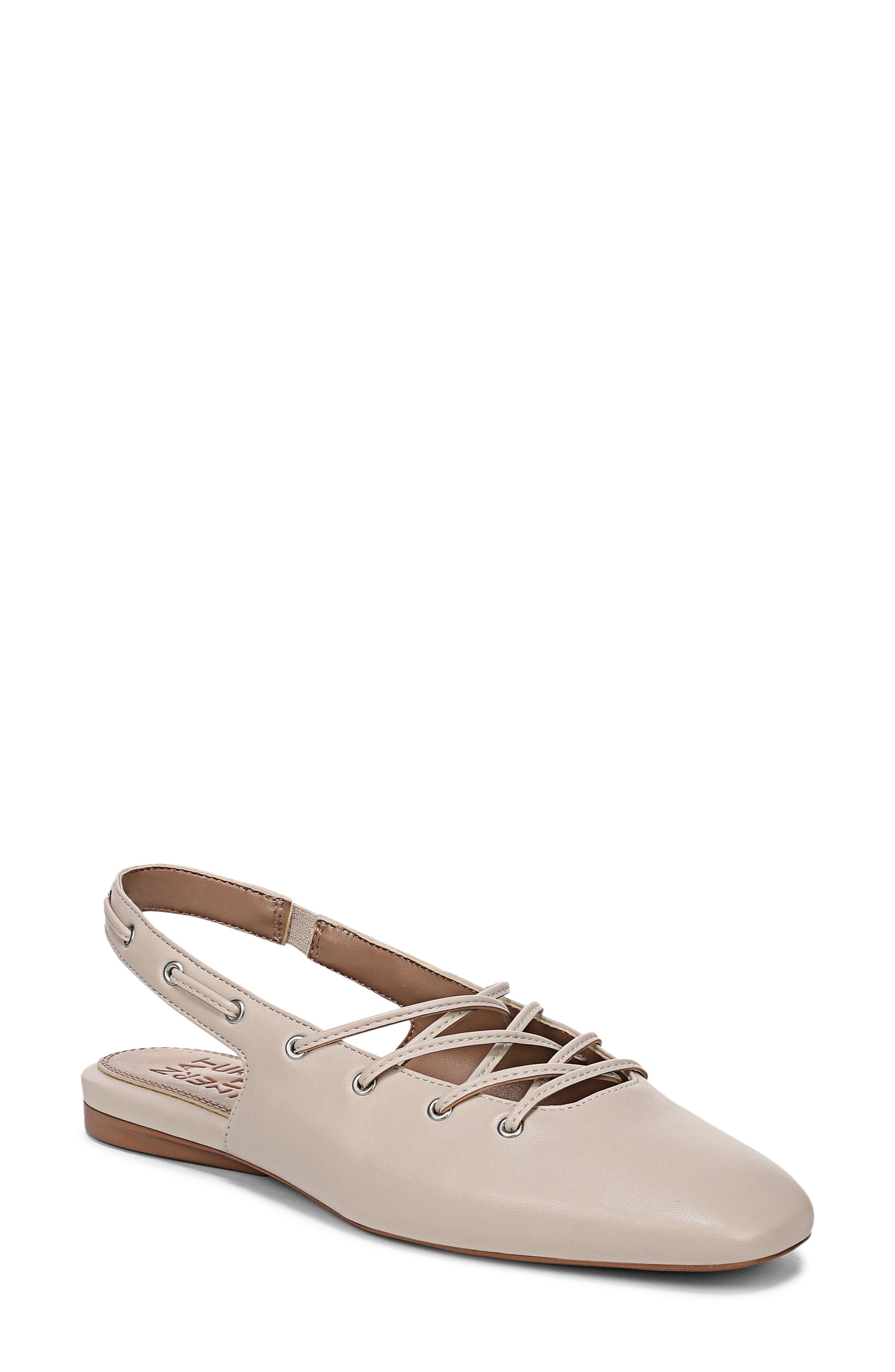 Cove Slingback Flat, Main, color, IVORY MIST LEATHER