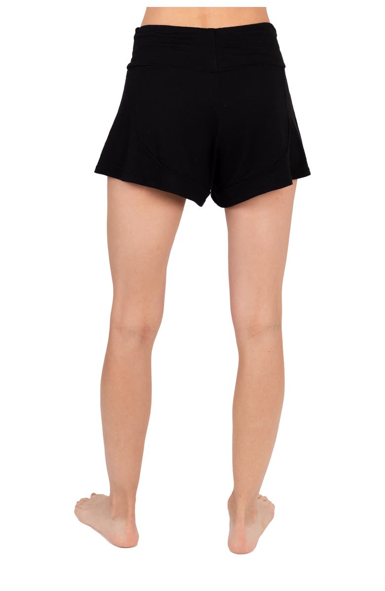 JJwinks Walk of Fame Lounge & Sleep Shorts, Alternate, color, Black