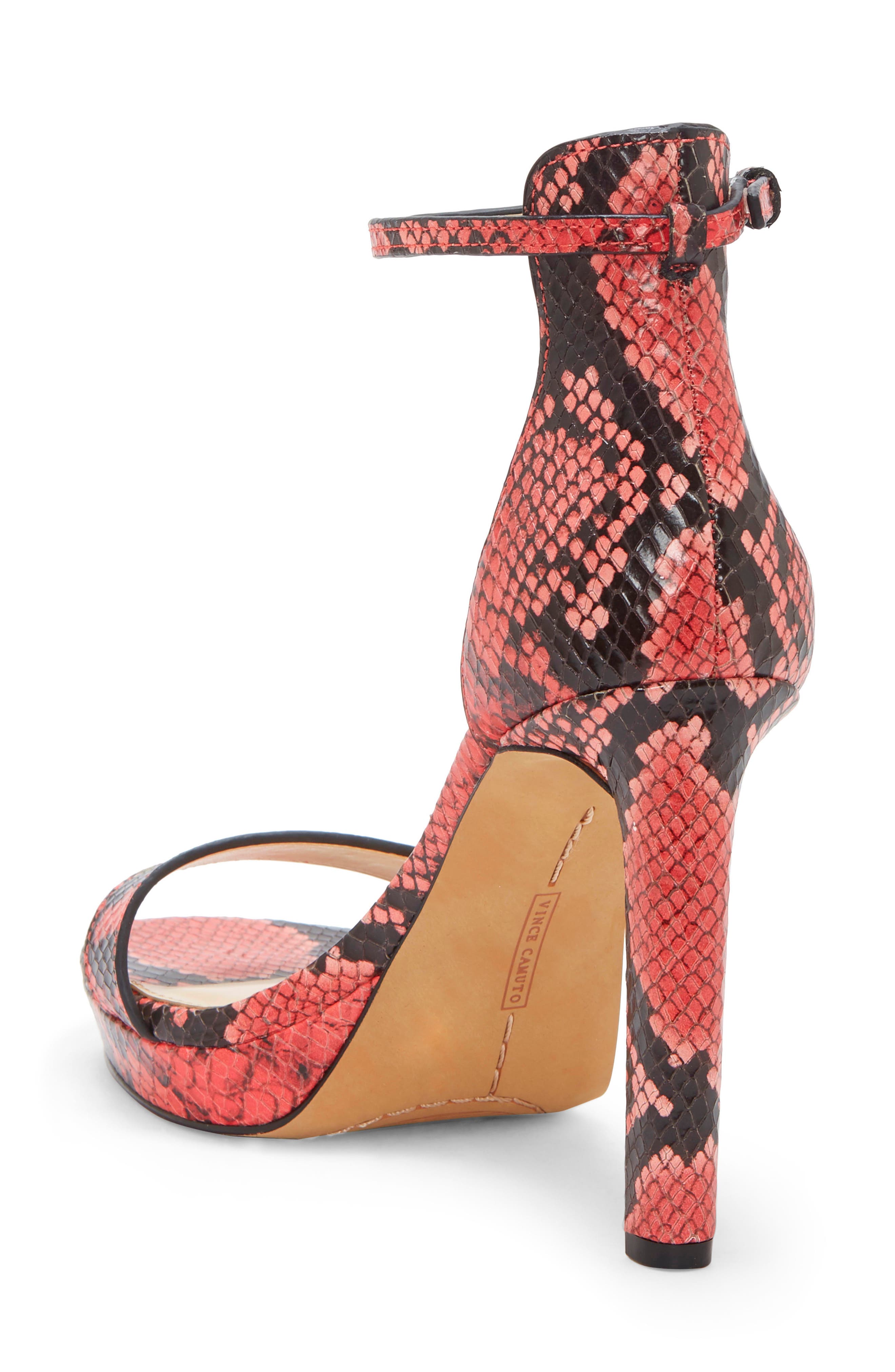 Balindia Ankle Strap Sandal, Alternate, color, WATERMELON LEATHER