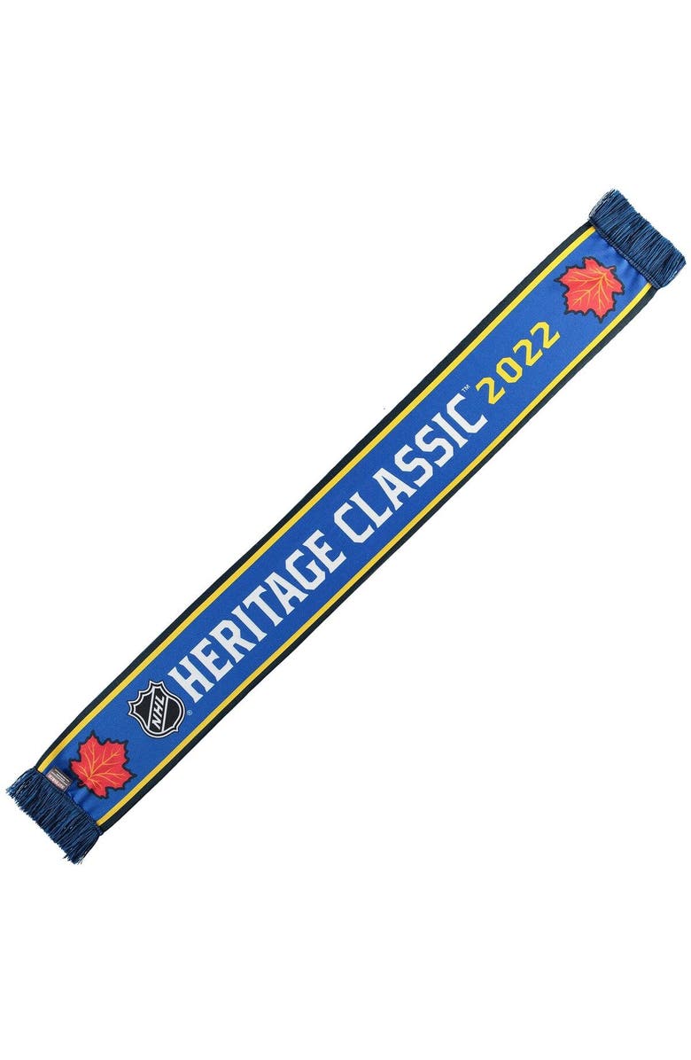 RUFFNECK SCARVES Navy NHL 2022 Heritage Classic Event Scarf, Alternate, color, Navy