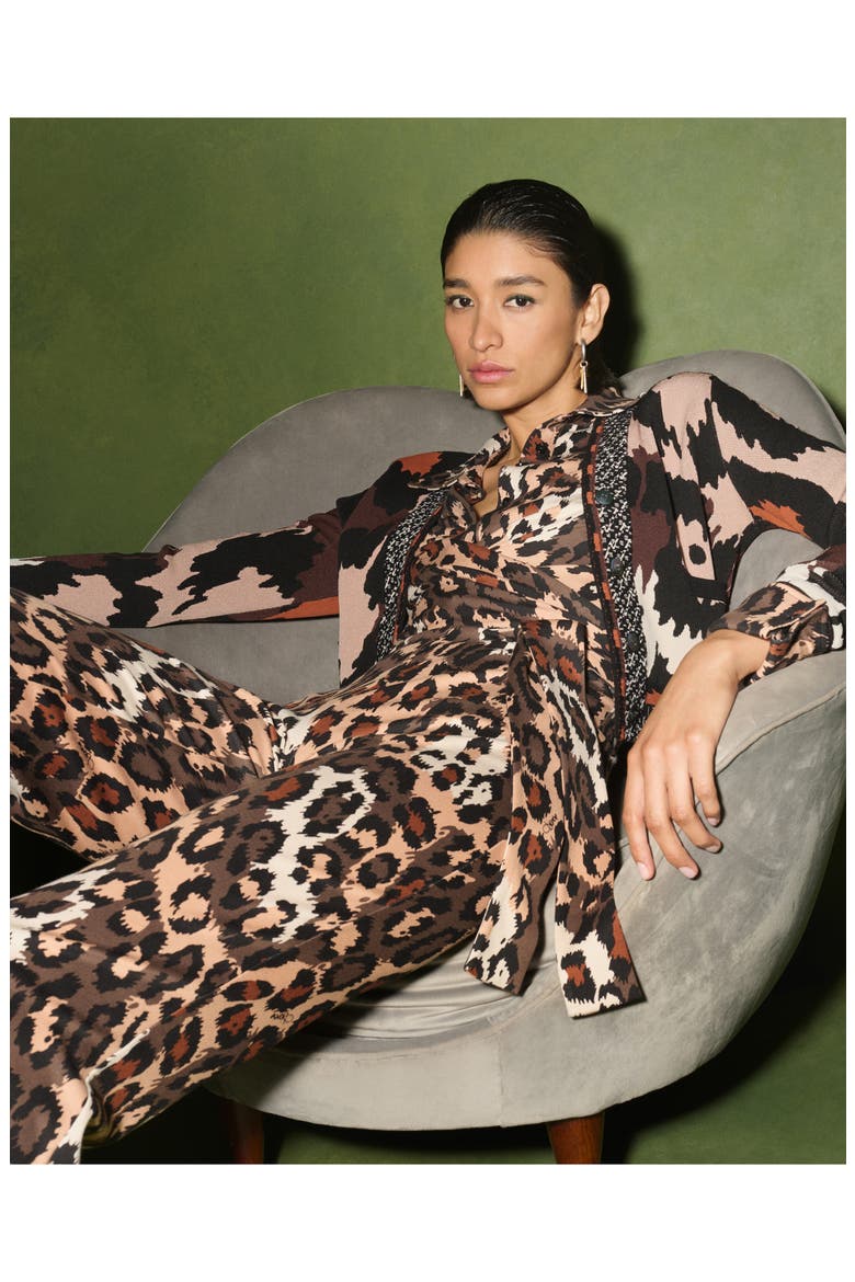 Midge Camouflage Cardigan, Alternate, color, JUNGLE CAT HUGE