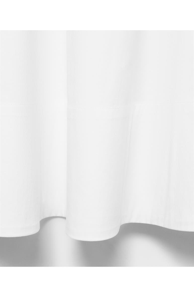 MANGO Flared Cotton Midi Skirt, Alternate, color, White