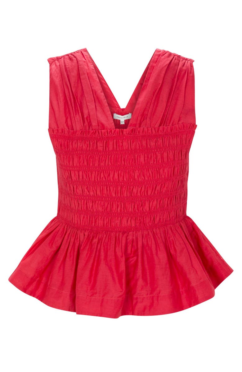 Rebecca Taylor Merrick Silk Cotton Top, Alternate, color,