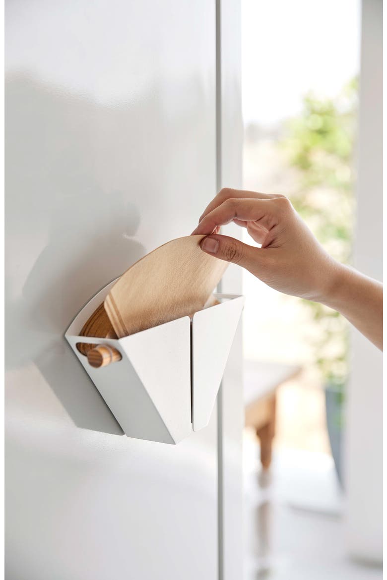 Magnetic Coffee Filter Case, Alternate, color, WHITE