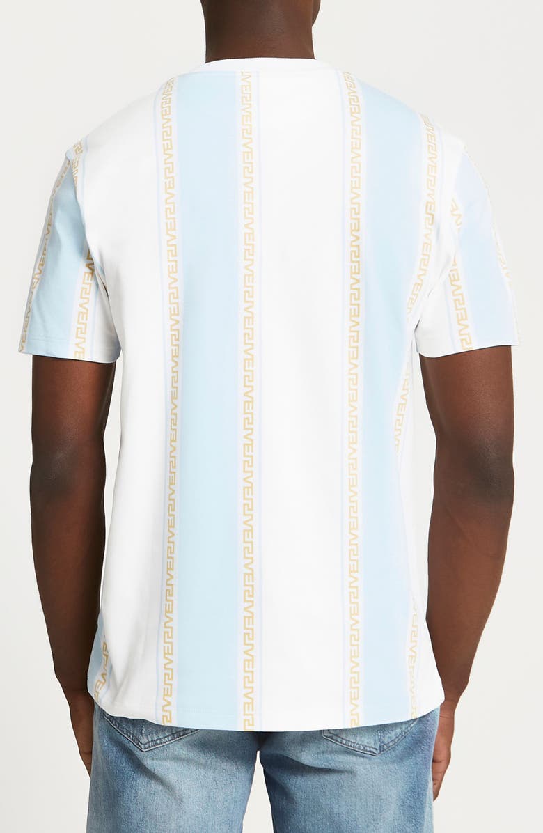 River Island Greek Stripe T-Shirt, Alternate, color, 