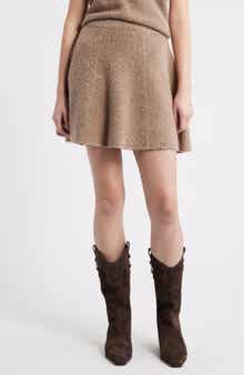 Treasure & Bond Bouclé Sweater Miniskirt