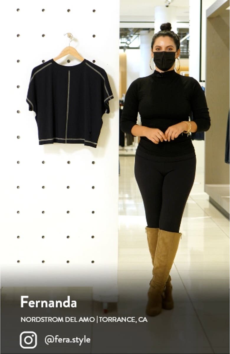 Halle Berry x Sweaty Betty Patience Split Back T-Shirt, sales video thumbnail