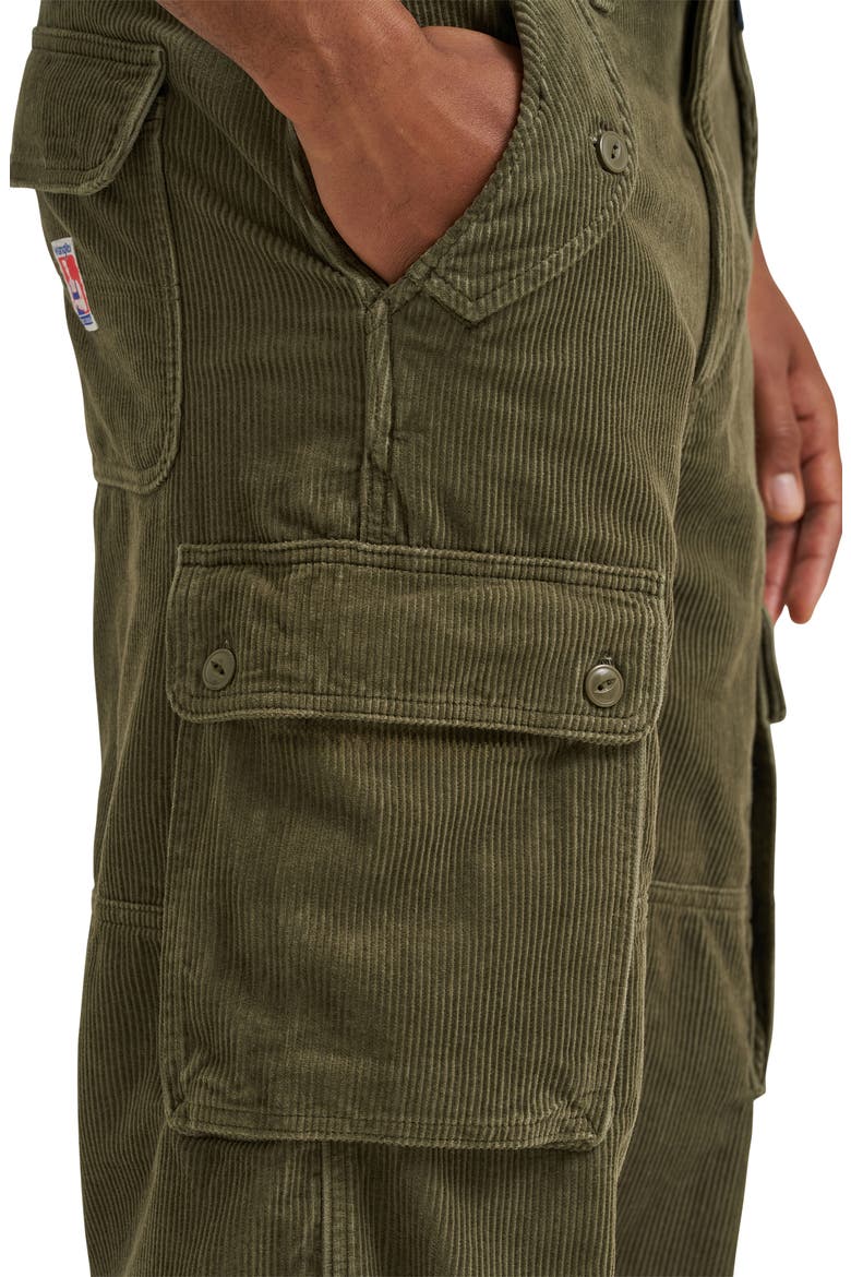 Casey Jones Cotton Corduroy Cargo Pants, Alternate, color, IVY GREEN