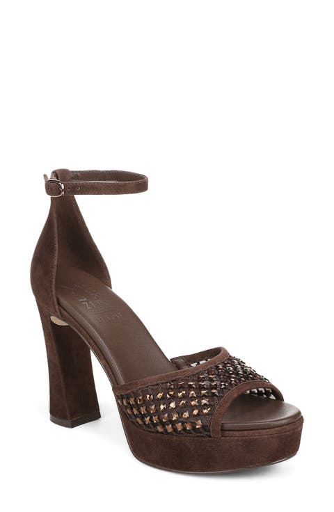 Delphie Crystal Embellished Platform Sandal