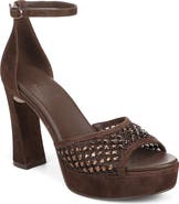 27 EDIT Naturalizer Delphie Crystal Embellished Platform Sandal
