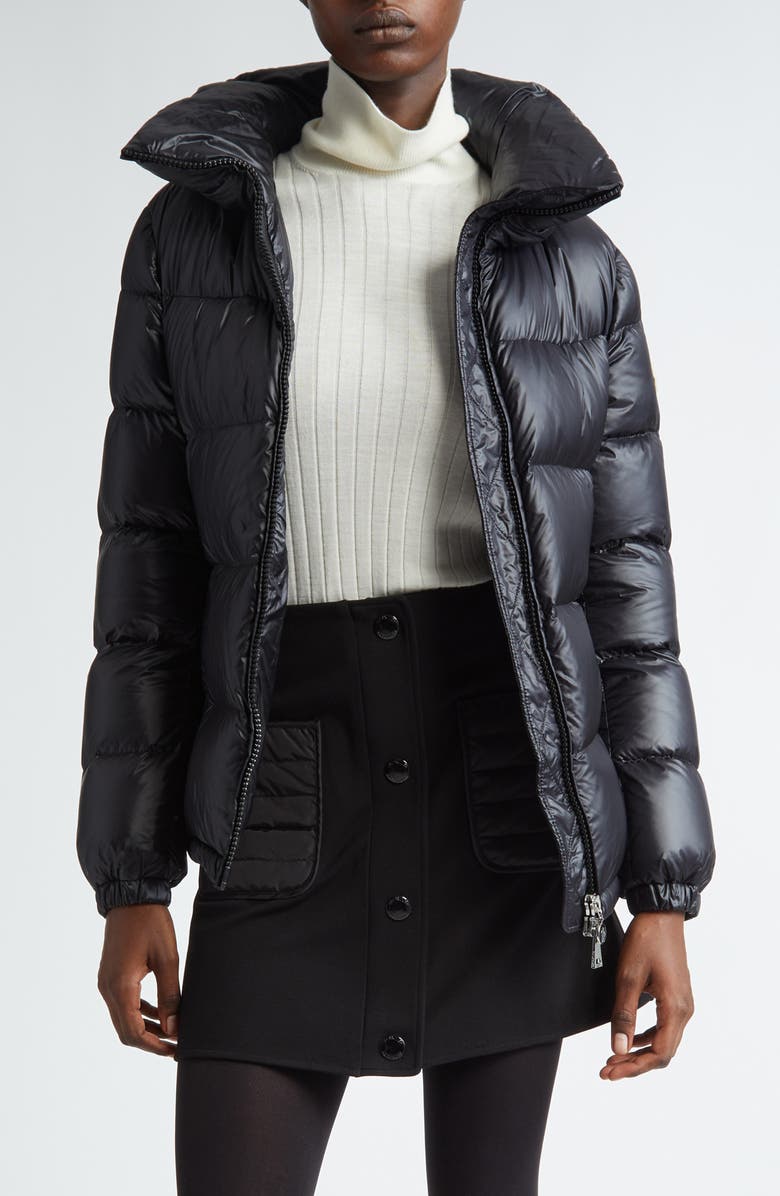 Moncler Douro Down Puffer Jacket, Main, color, Black