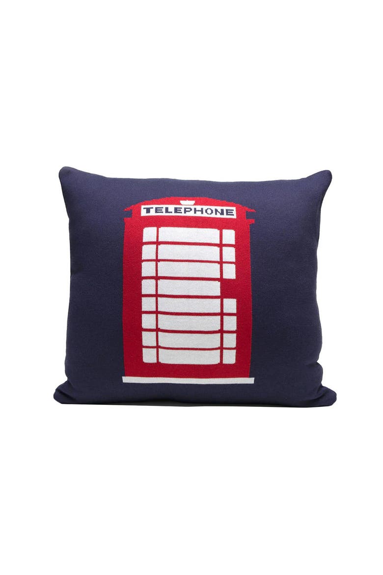 London Pillow, Alternate, color, Red