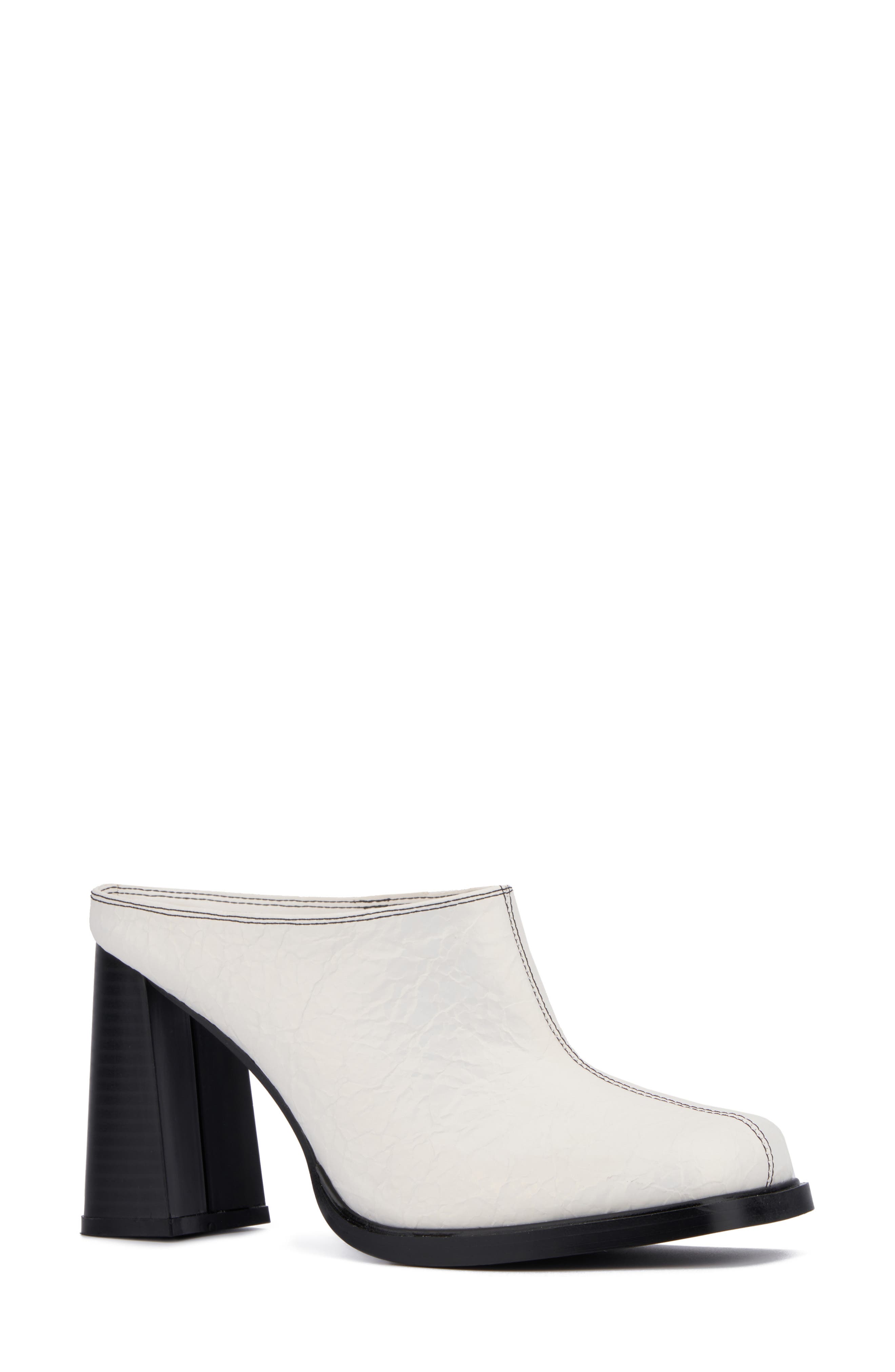 OLIVIA MILLER Square Toe Mule