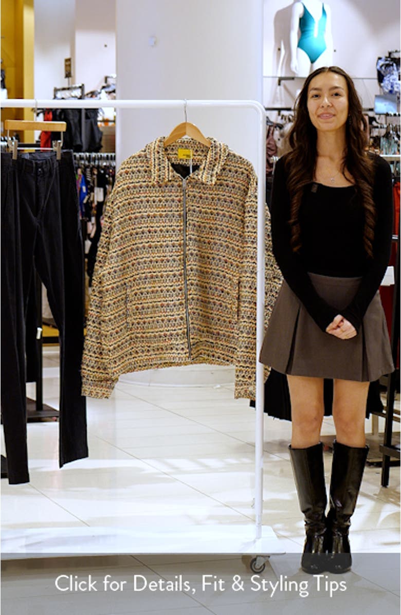 Tweed Zip Jacket, sales video thumbnail