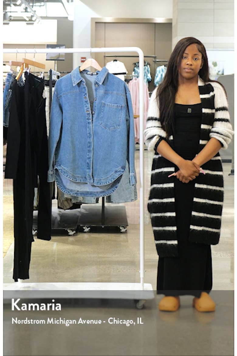 Oversize Denim Button-Up Shirt video