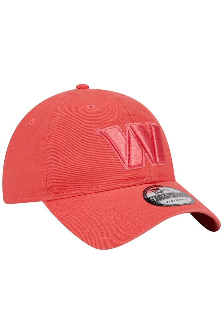 Men's New Era Red Washington Commanders Core Classic 2.0 Brights 9TWENTY Adjustable Hat, Alternate, color, Red