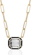 GOSHWARA Melange Emerald Cut Pendant Necklace