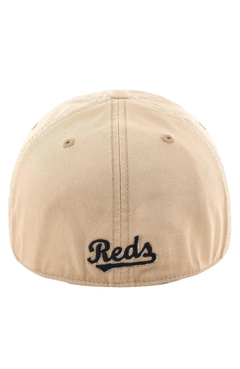 '47 Men's '47 Khaki Cincinnati Reds Dusted Franchise Fitted Hat, Alternate, color, 
