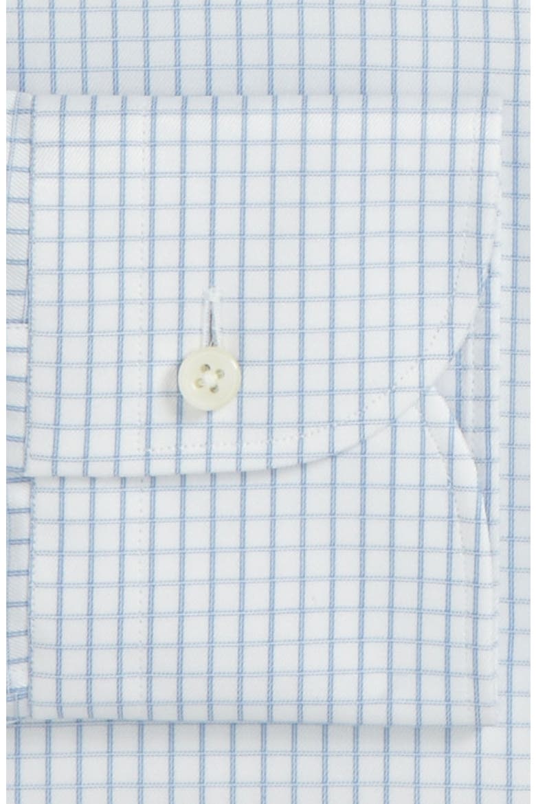 Ermenegildo Zegna Regular Fit Dress Shirt, Alternate, color, BLUE CHECK