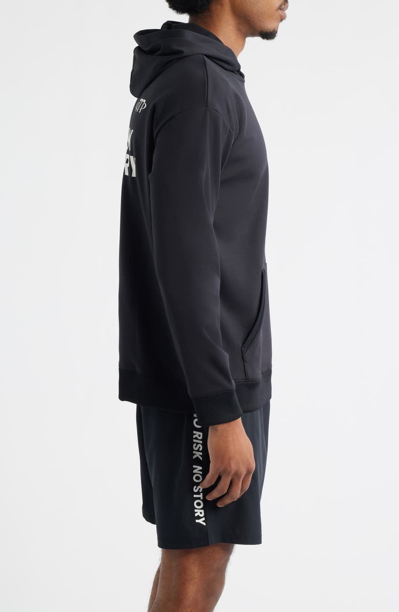 SANTO STUDIO Tempo No Risk Comfort Graphic Hoodie, Alternate, color, Black