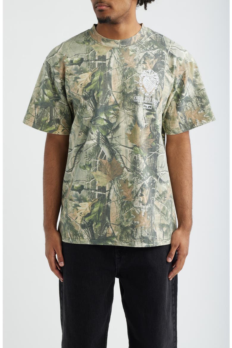 Garden Graphic T-Shirt, Main, color, LEAF CAMO