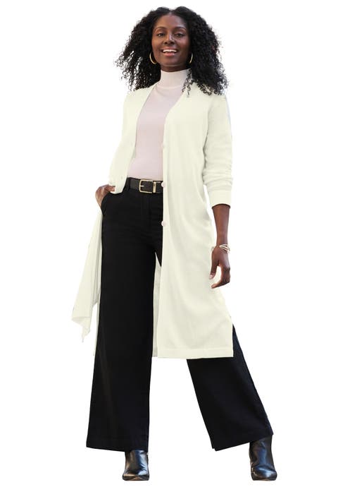 Fine Gauge Duster Cardigan (Plus Available)